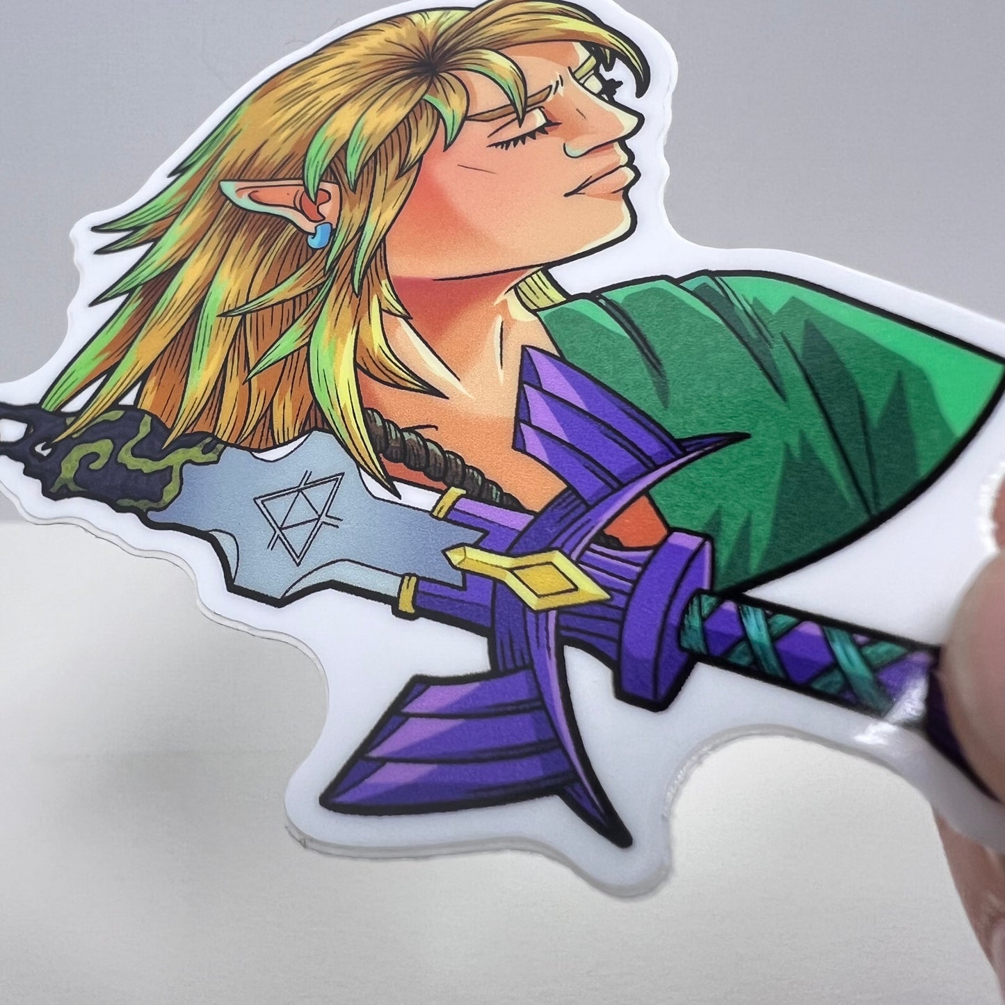 ToTK Link floating head - vinyl sticker