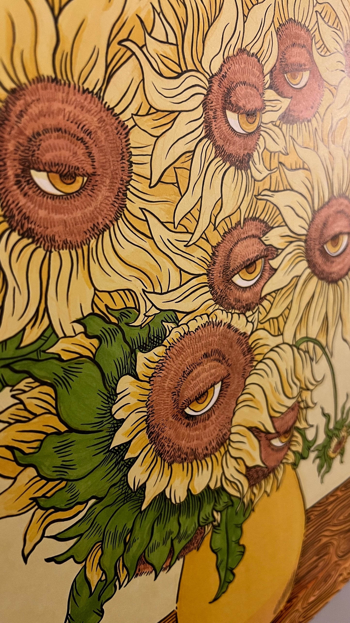 Van Gogh's Sunflowers - print