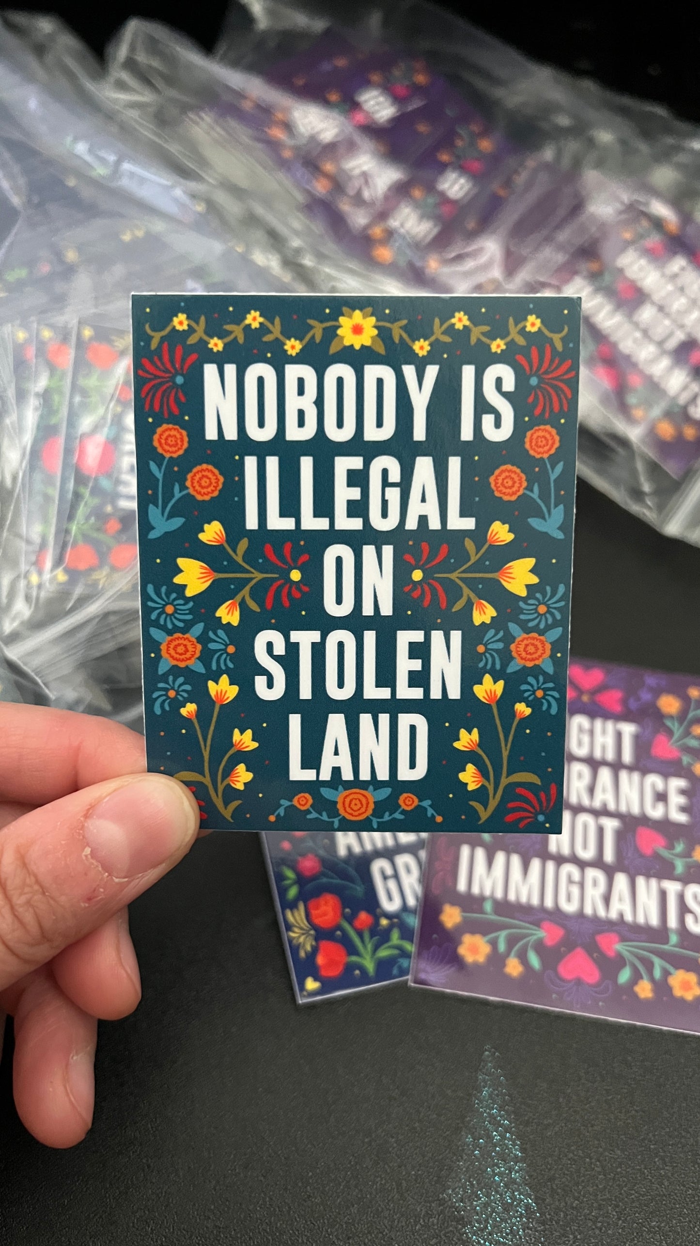 Immigrants Make America Great - sticker pack