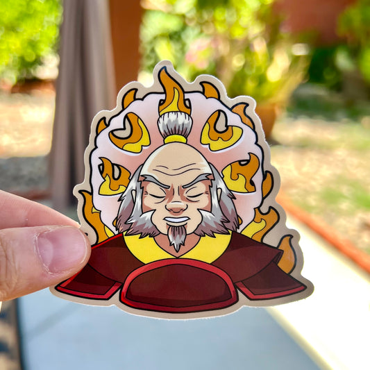 Dragon of the West - Floating Head Sticker - 3" Vinyl