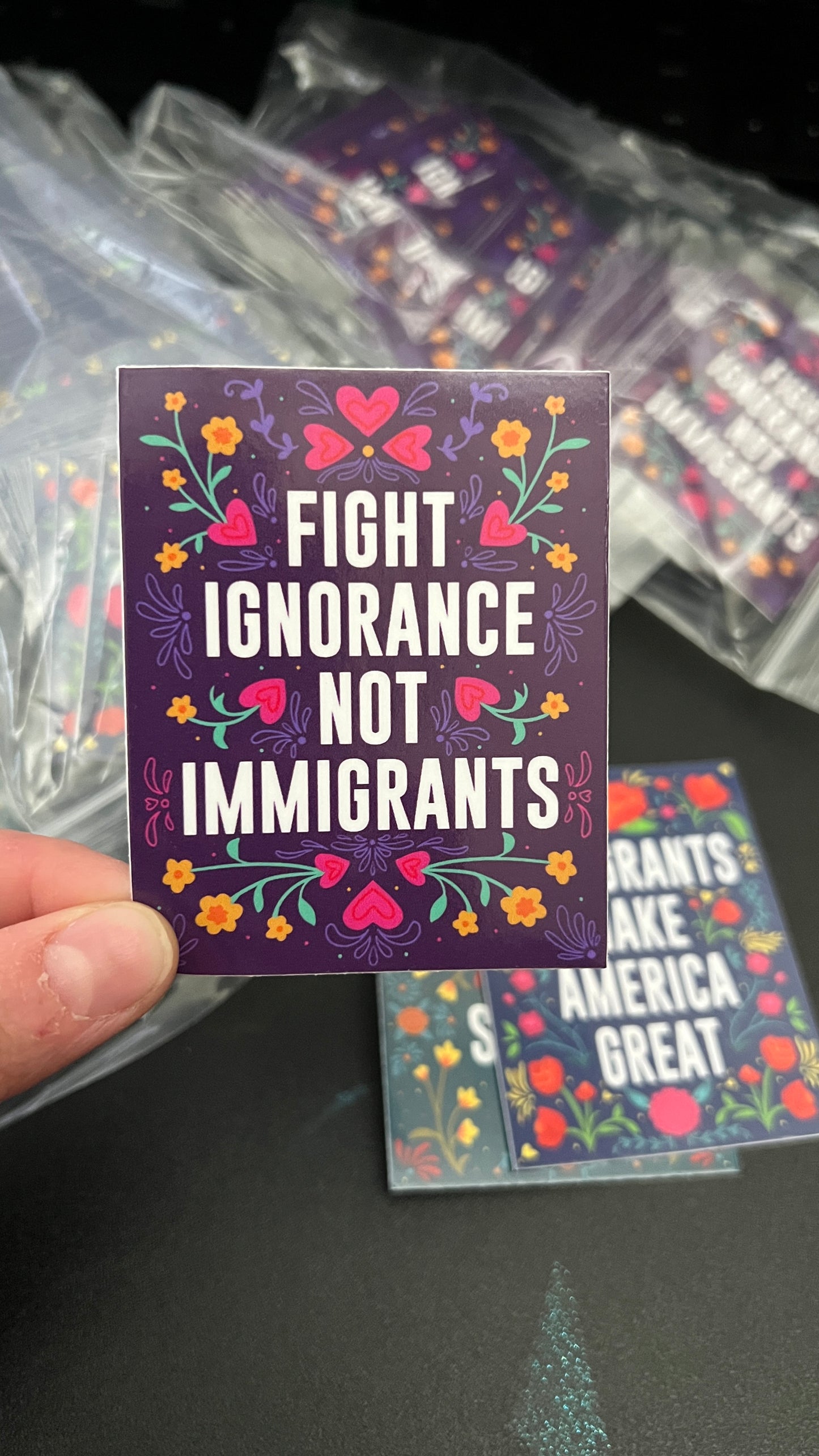 Immigrants Make America Great - sticker pack