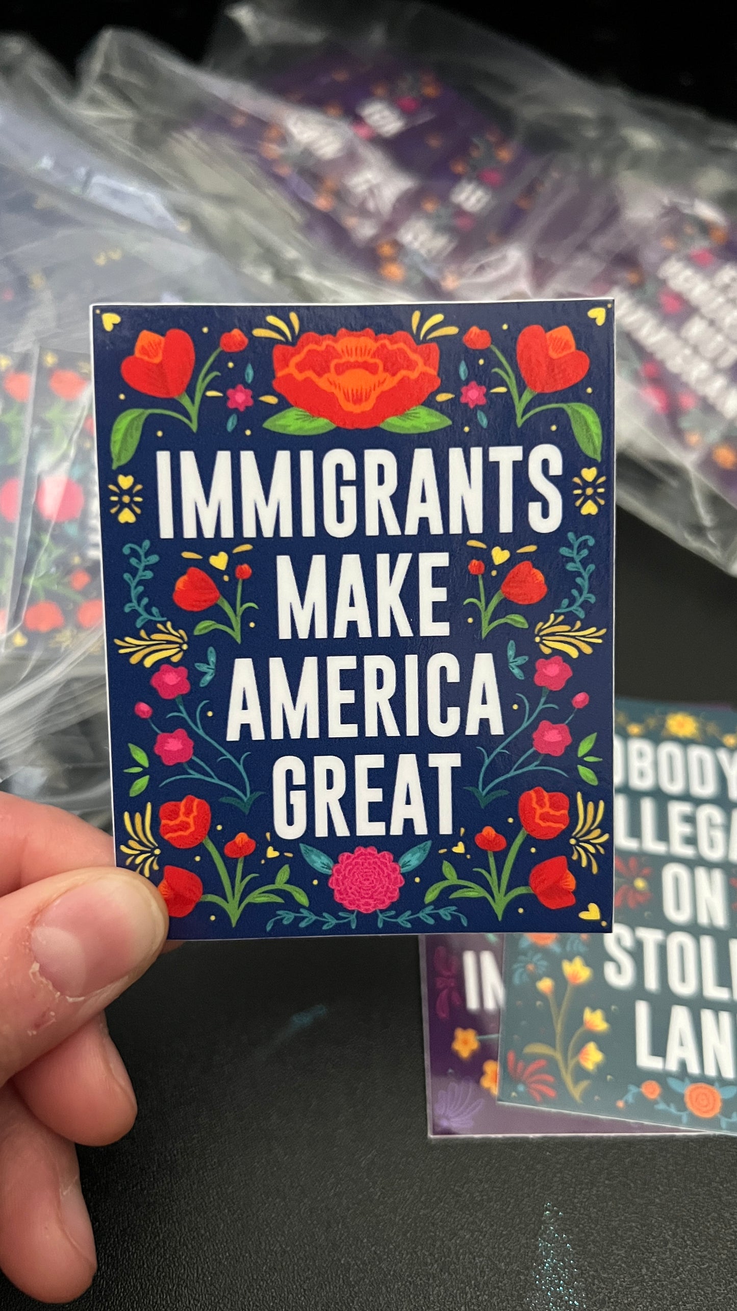 Immigrants Make America Great - sticker pack