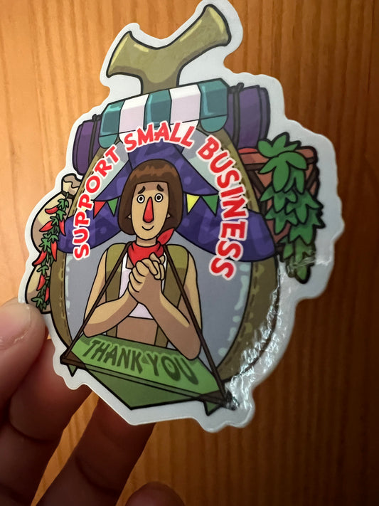 Beedle Support Small Business - Vinyl Sticker
