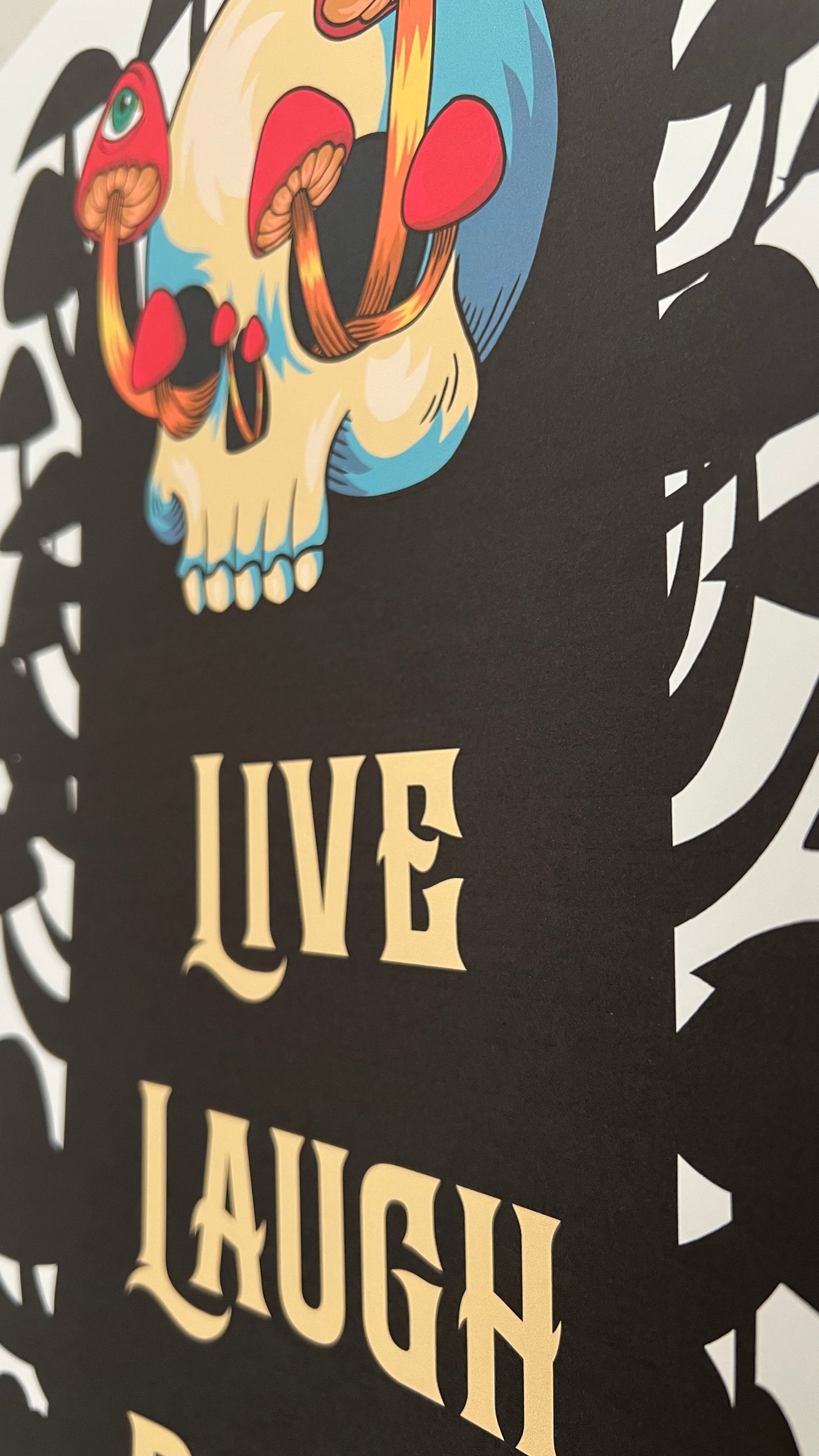 Live, Laugh, Decay - print