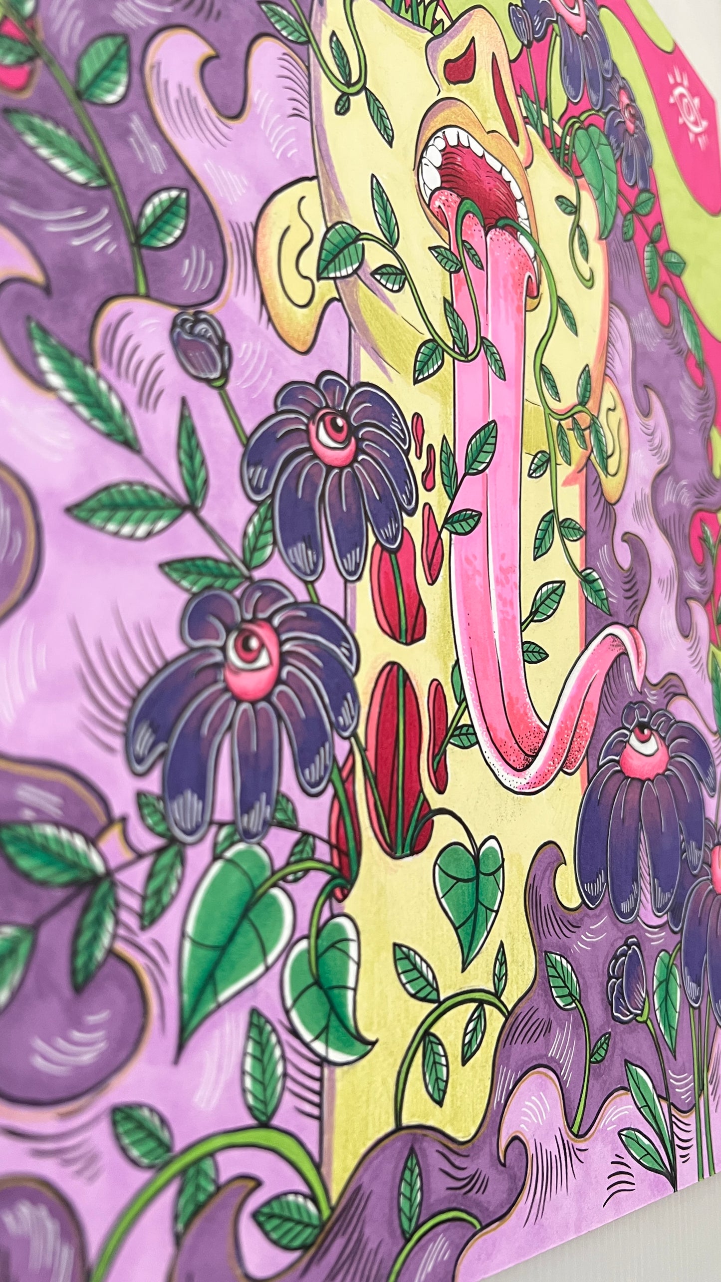 Trippy Tongue - print