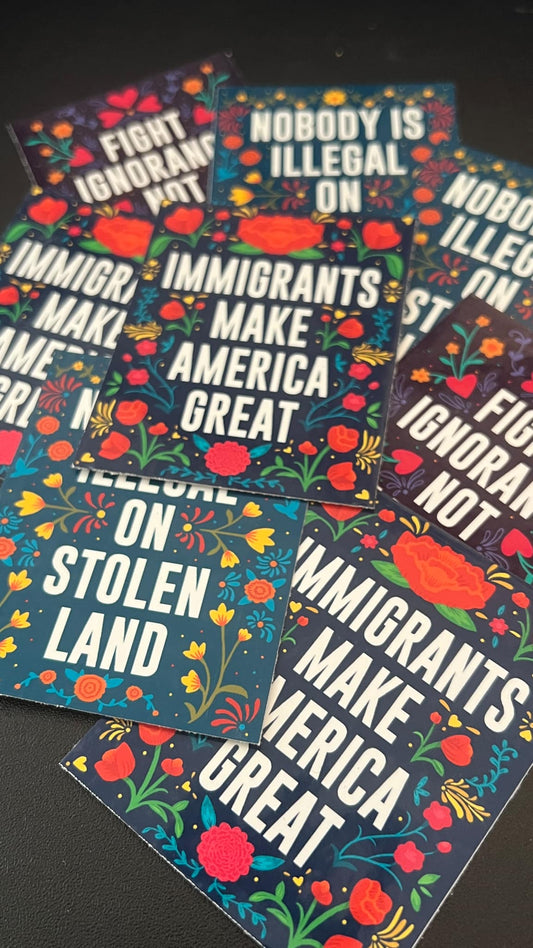 Immigrants Make America Great - sticker pack