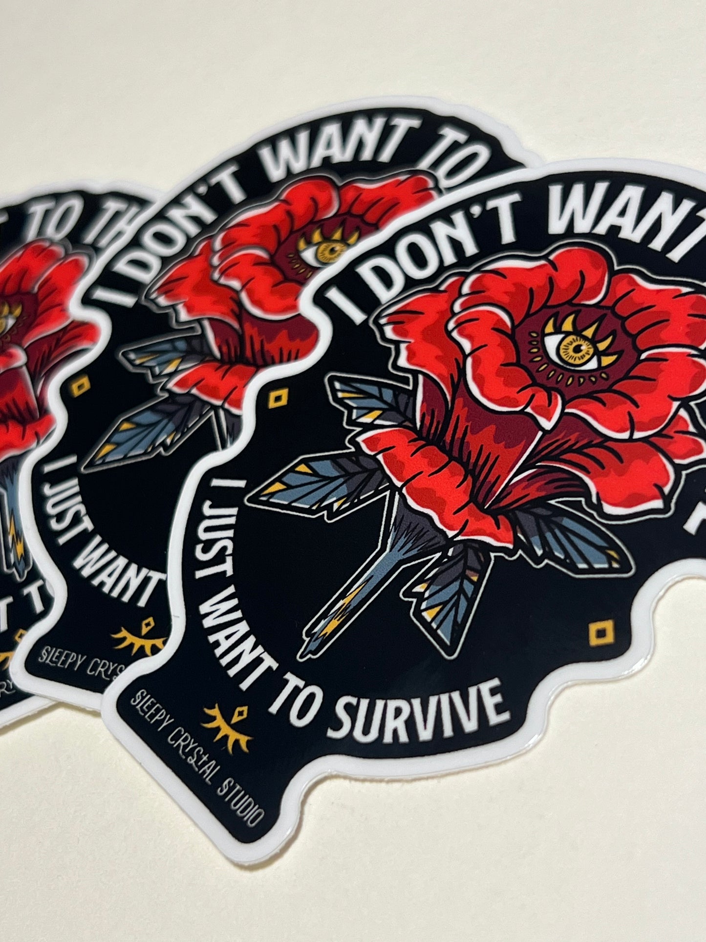 I don’t want to thrive sticker