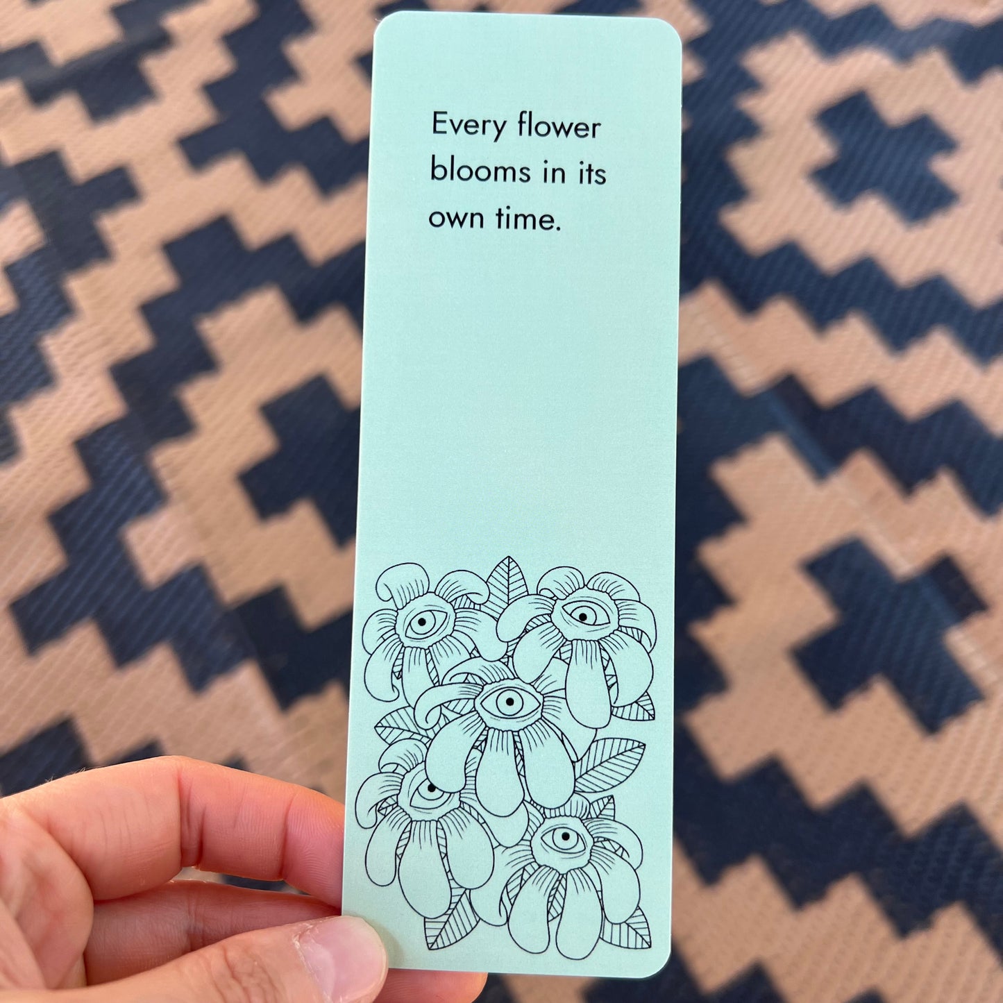 Positive Flower Bookmark Set