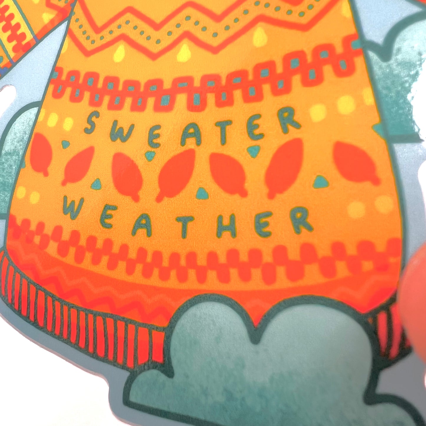 Sweater weather - vinyl sticker