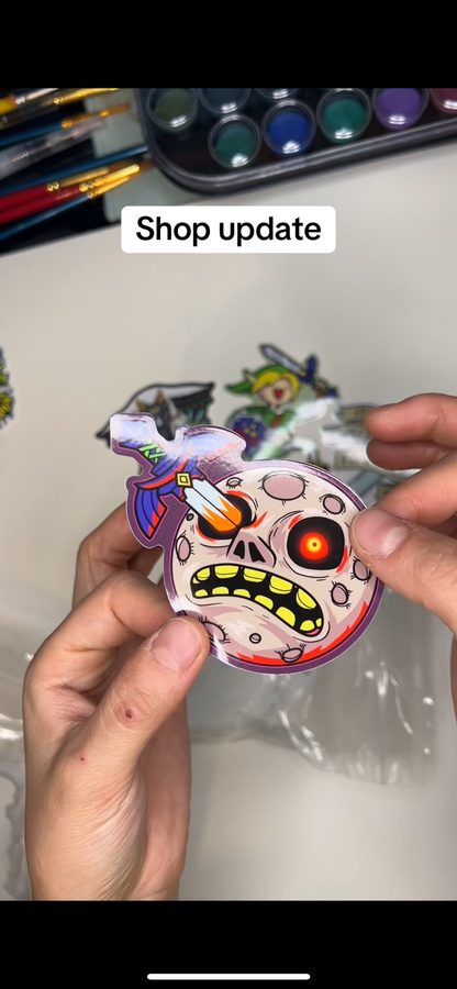 A trip to Majora’s Moon - vinyl sticker