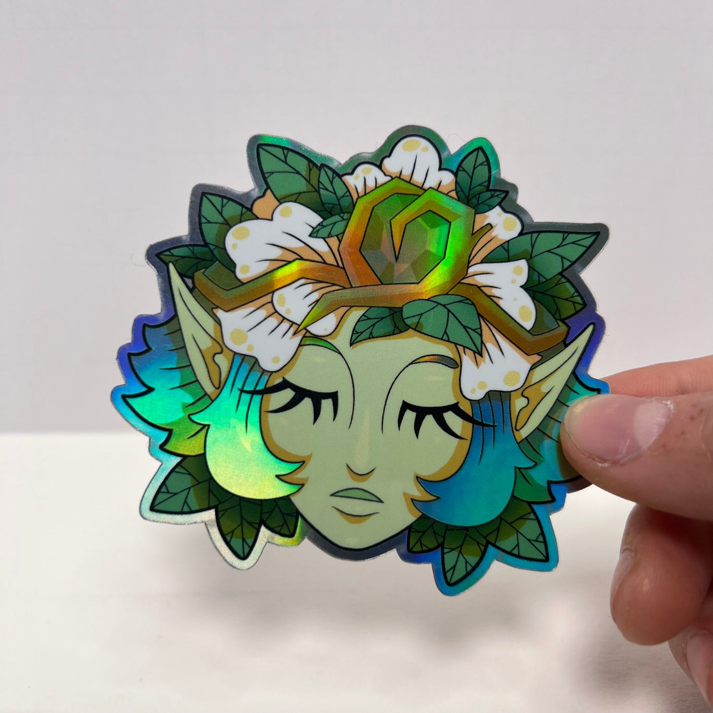 Holo Spiritual Stones - Floating Head Sticker Pack