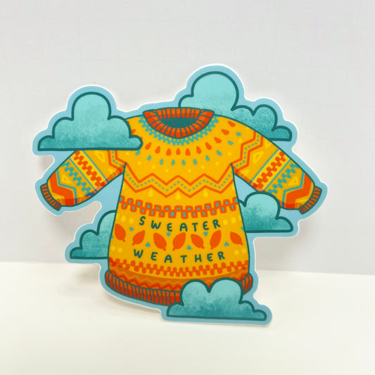 Sweater weather - vinyl sticker