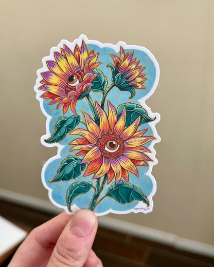 Duo Sunfower sticker