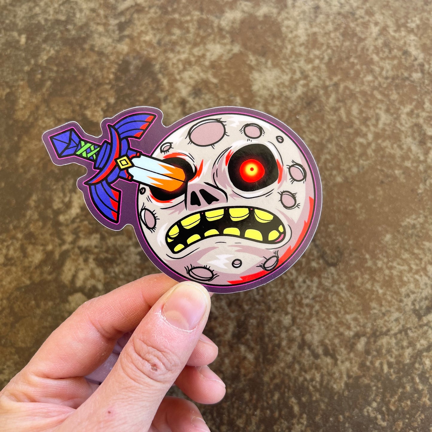 A trip to Majora’s Moon - vinyl sticker