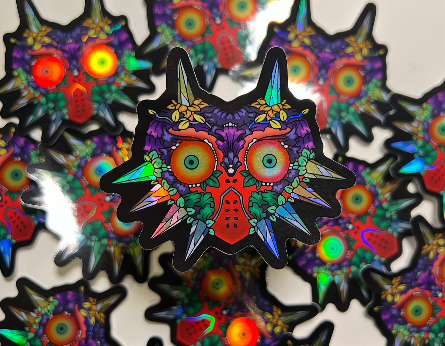 Majora’s Mask Holo sticker - Updated Version