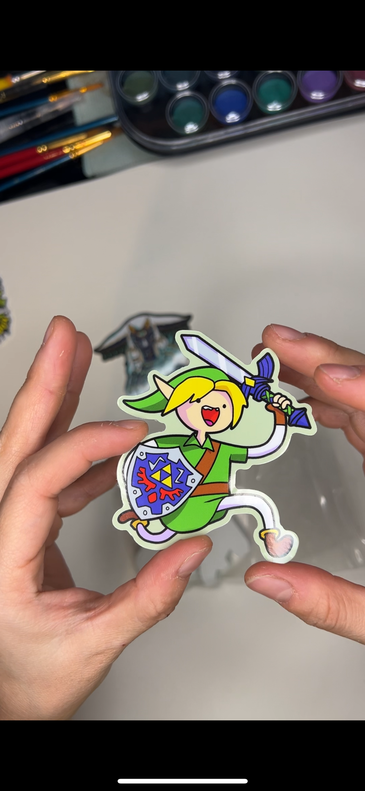 Link the Hylian - Vinyl Sticker