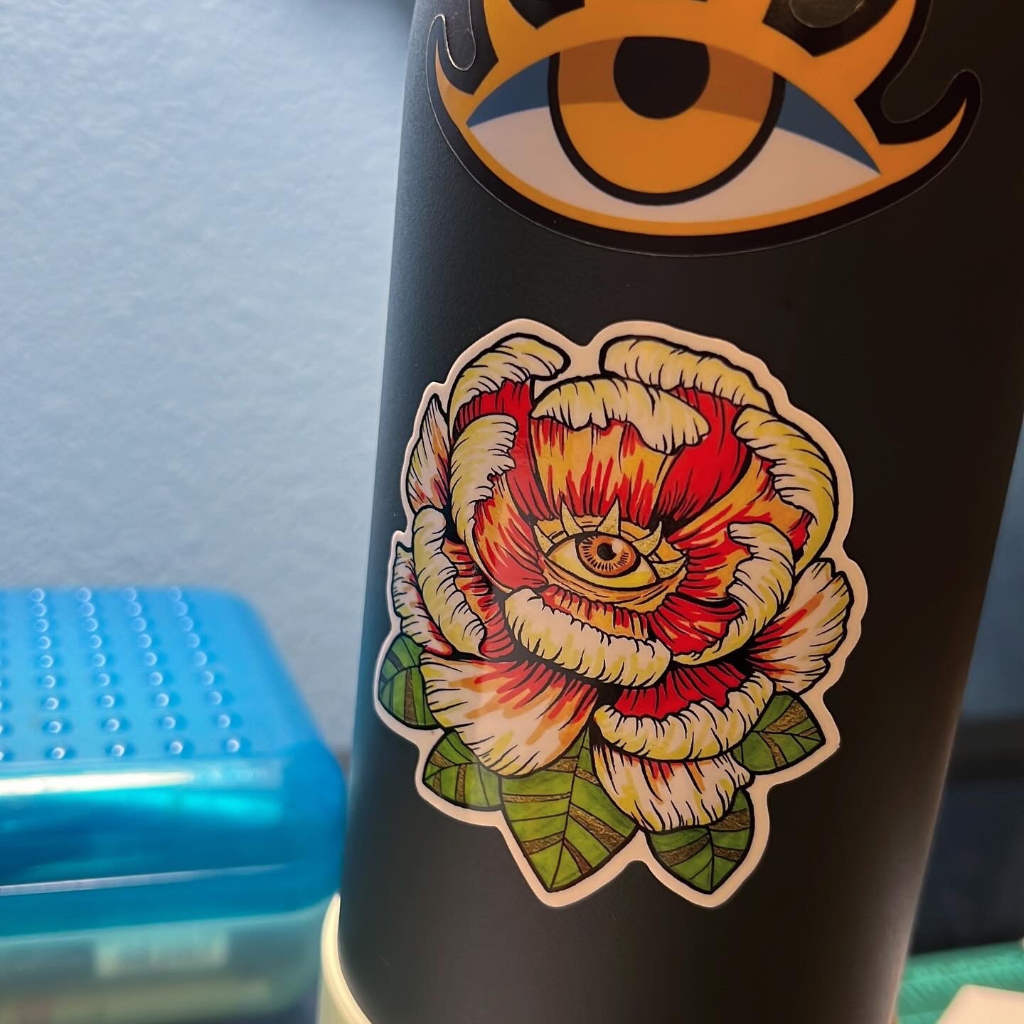 Sunrise eye flower - vinyl sticker