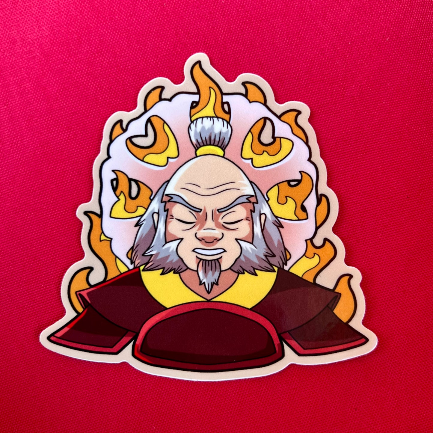 Dragon of the West - Floating Head Sticker - 3" Vinyl