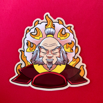 Dragon of the West - Floating Head Sticker - 3" Vinyl