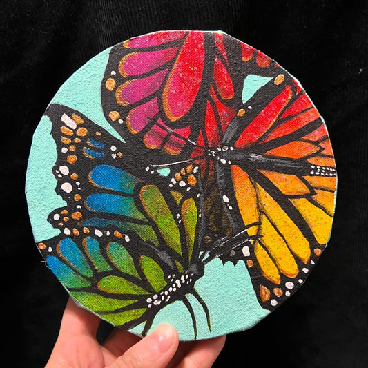 Rainbow butterflies - original