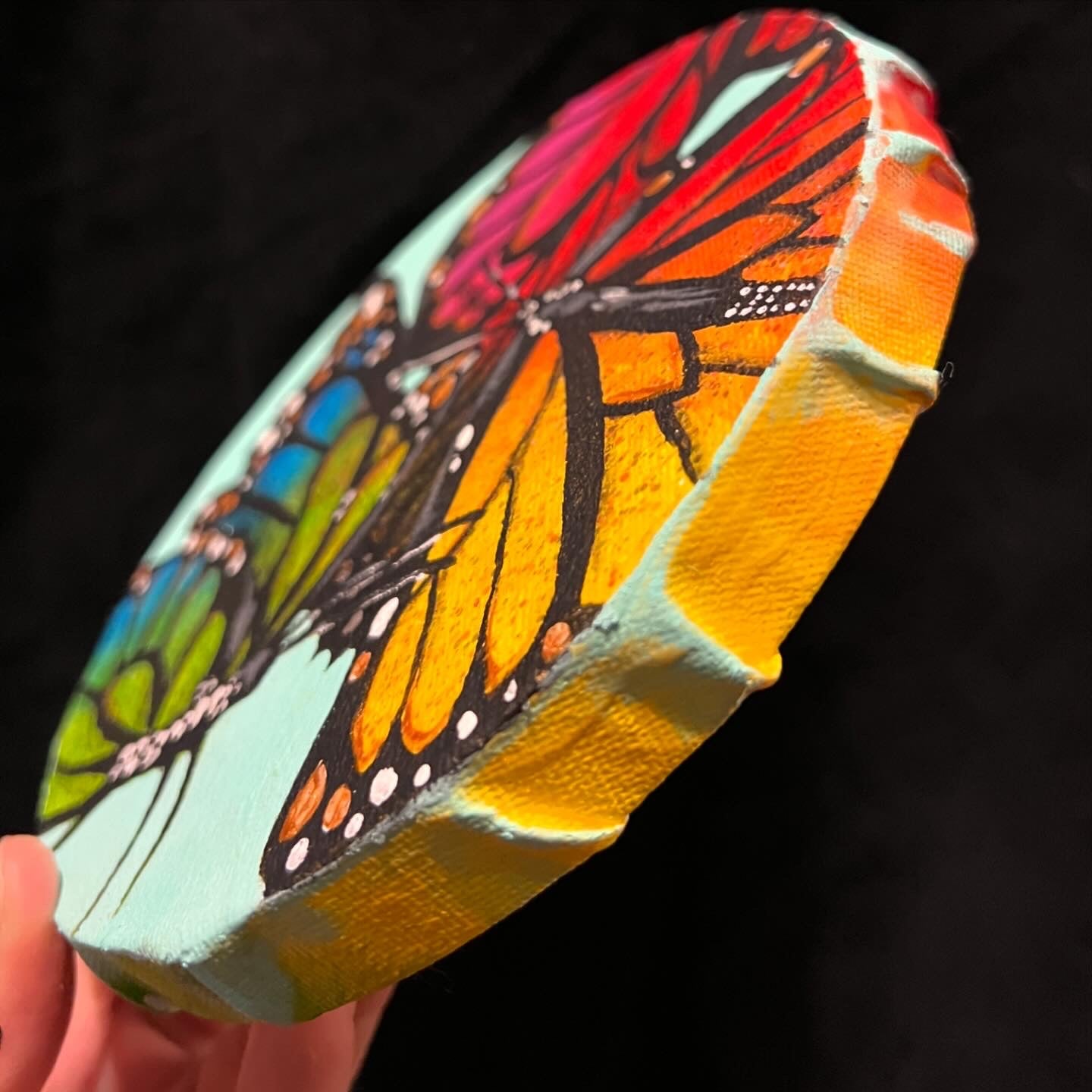 Rainbow butterflies - original