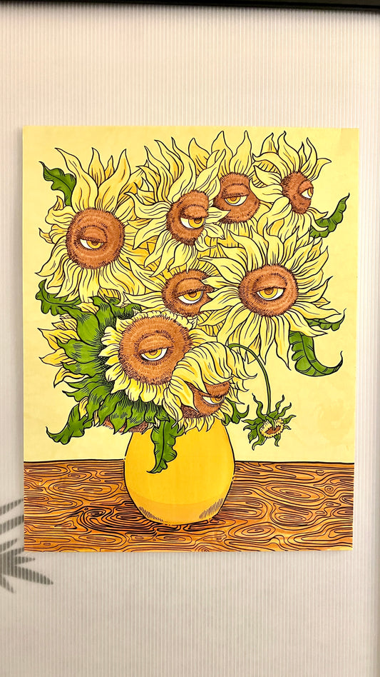 Van Gogh's Sunflowers - print