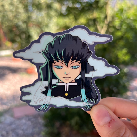 Tokito Floating Head - 3" Sticker