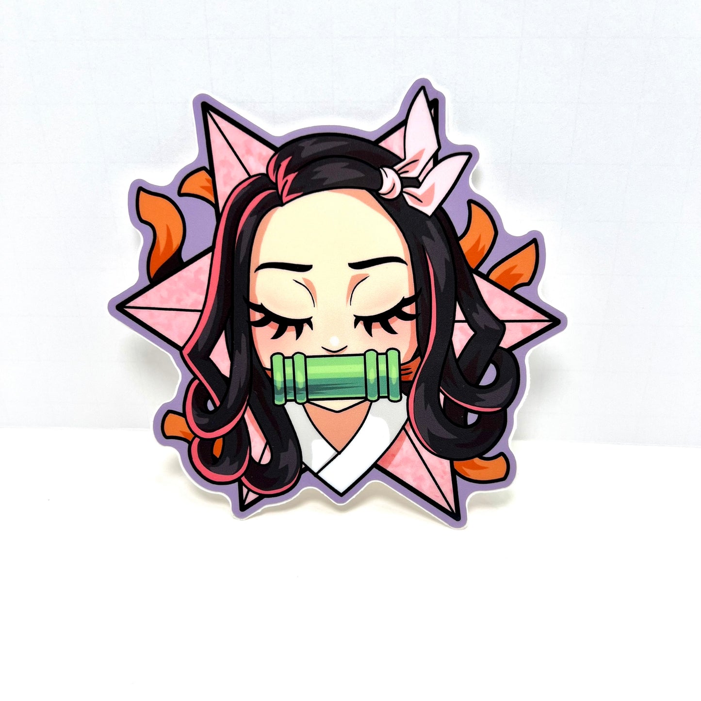 Nezuko Floating Head - 4" Sticker