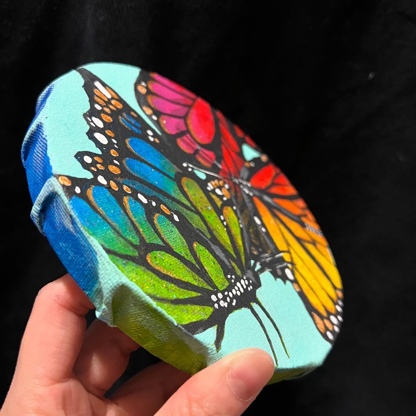 Rainbow butterflies - original