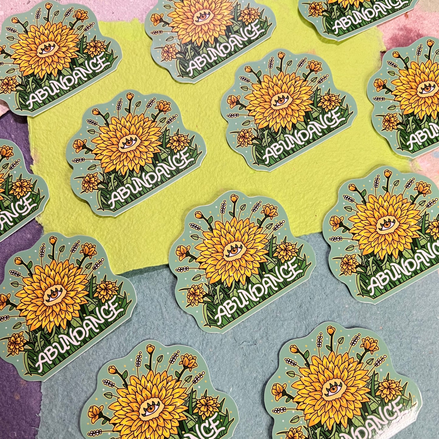 Positive Flower - Vinyl sticker packs