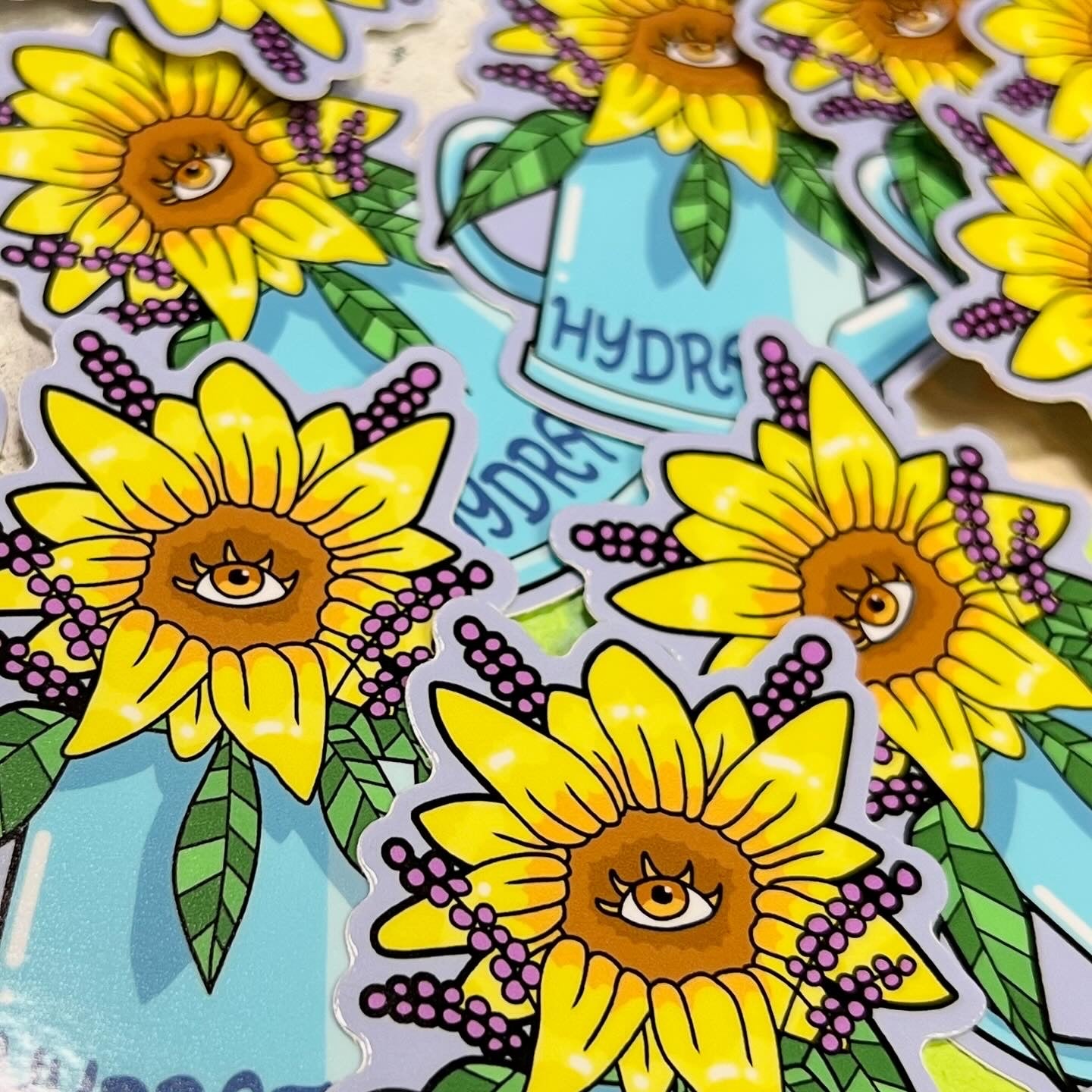 Positive Flower - Vinyl sticker packs