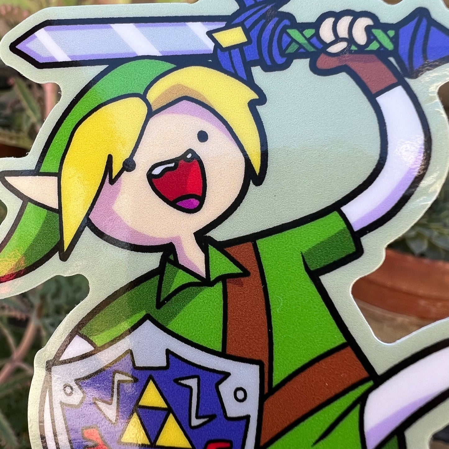 Link the Hylian - Vinyl Sticker