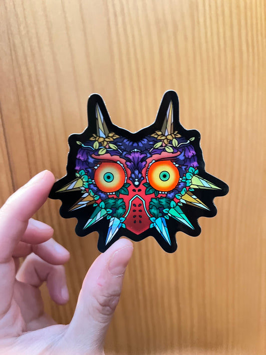 Majora’s Mask Holo sticker - Updated Version