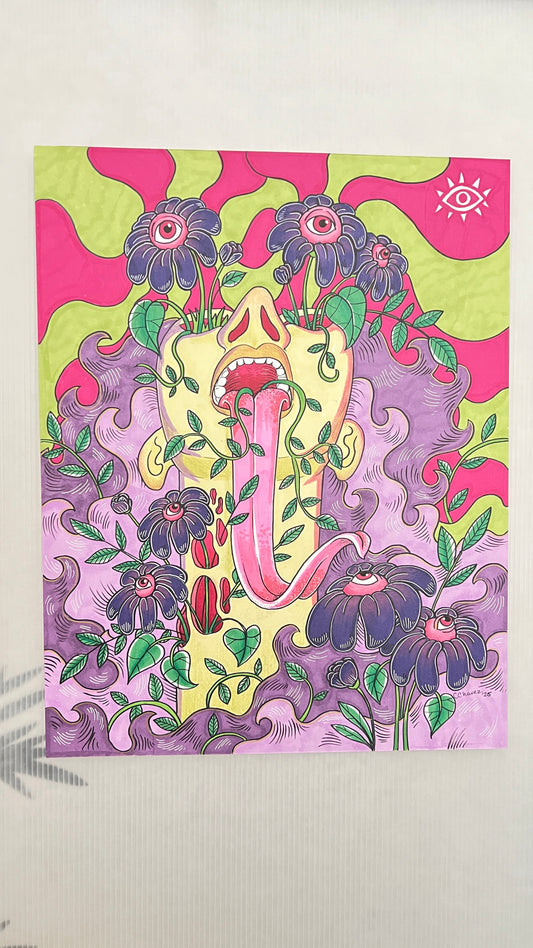 Trippy Tongue - print
