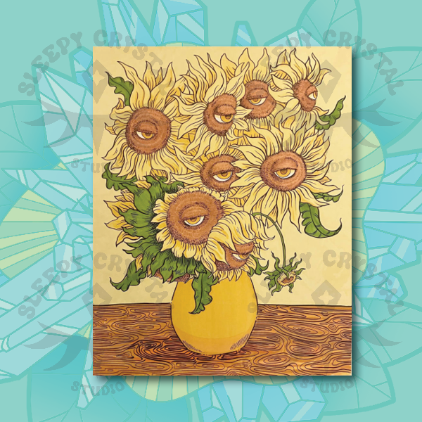 Van Gogh's Sunflowers - print