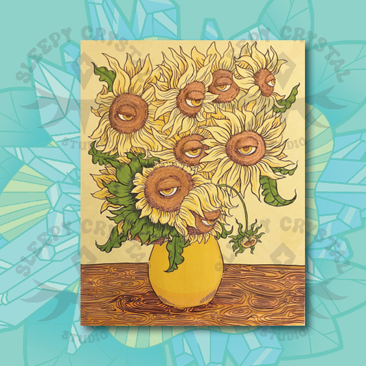 Van Gogh's Sunflowers - print