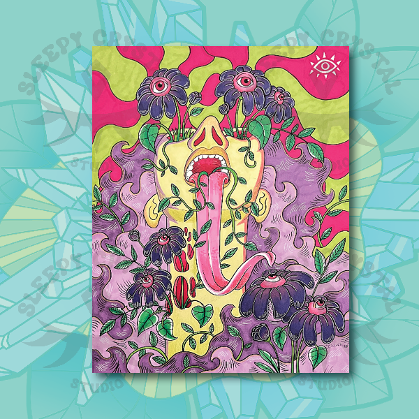 Trippy Tongue - print