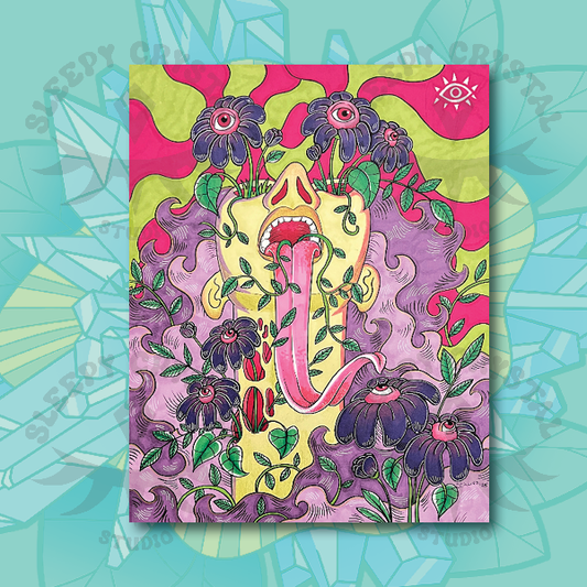 Trippy Tongue - print