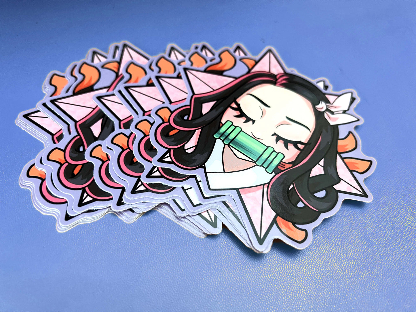 Nezuko Floating Head - 4" Sticker