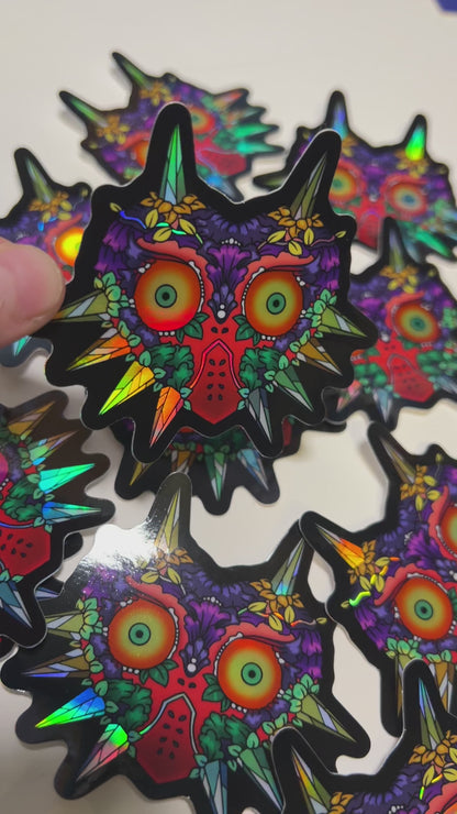 Majora’s Mask Holo sticker - Updated Version