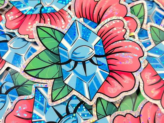 Glitter Holo Rupee Sticker