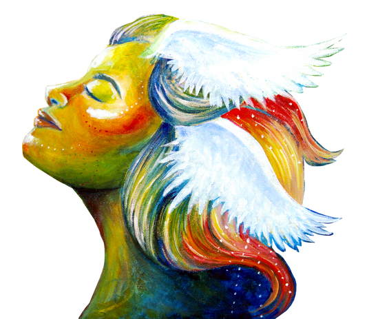 Basking in Color Sticker