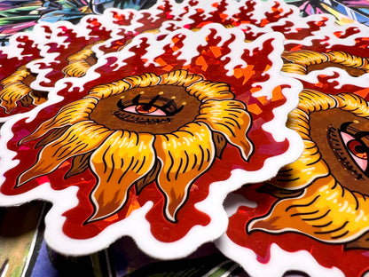 Holo Burnin' Sunflower