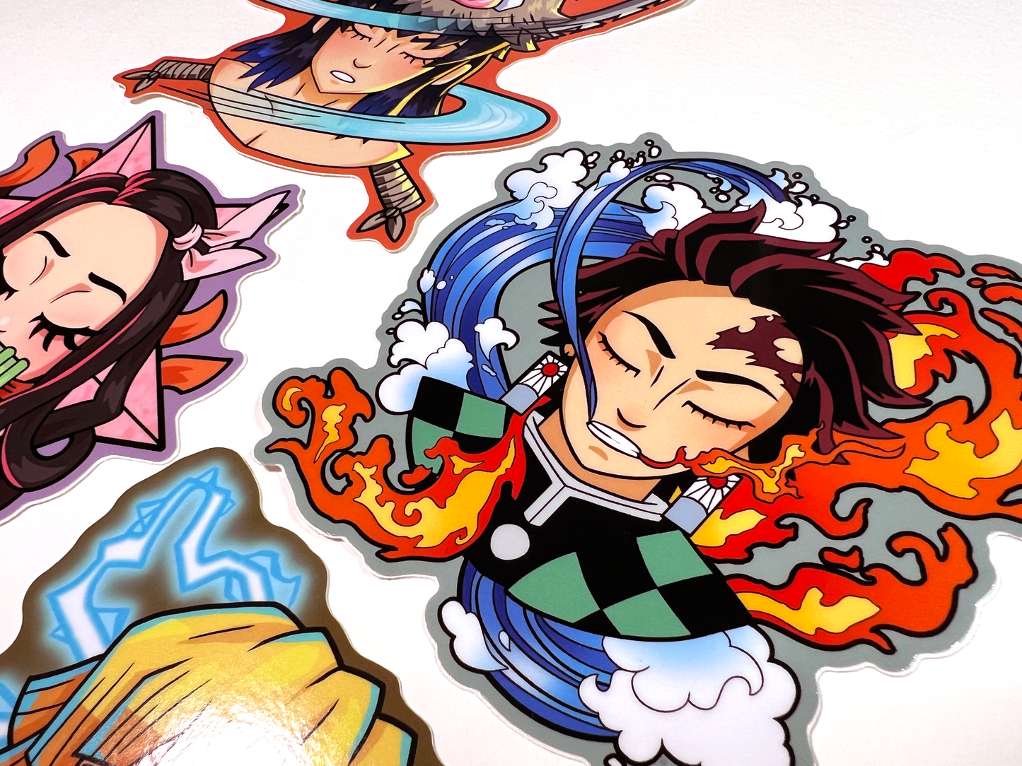 Tanjiro Floating Head - 4" Sticker