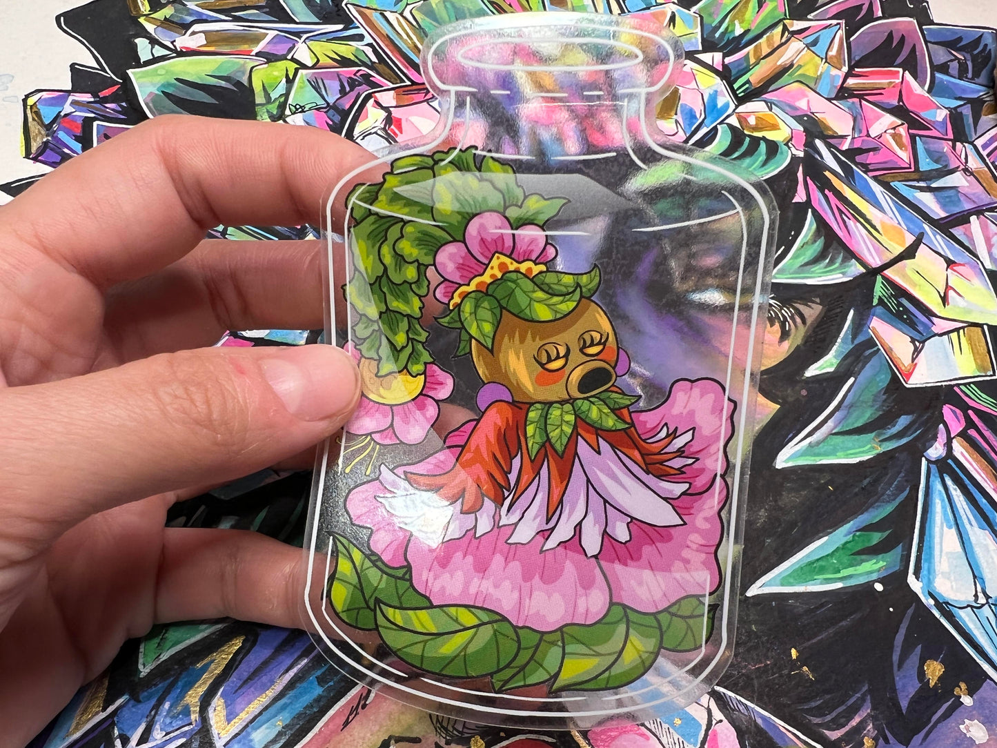 Deku Princess Bottle - Transparent Sticker