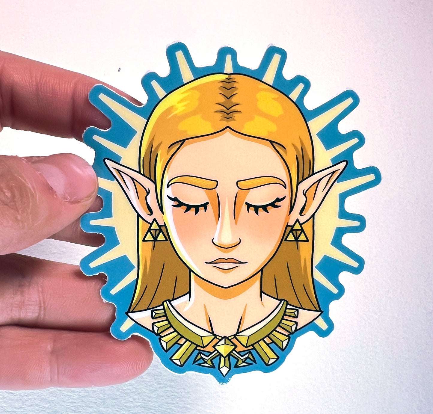 BotW Link and Zelda - Floating Head Sticker Pack