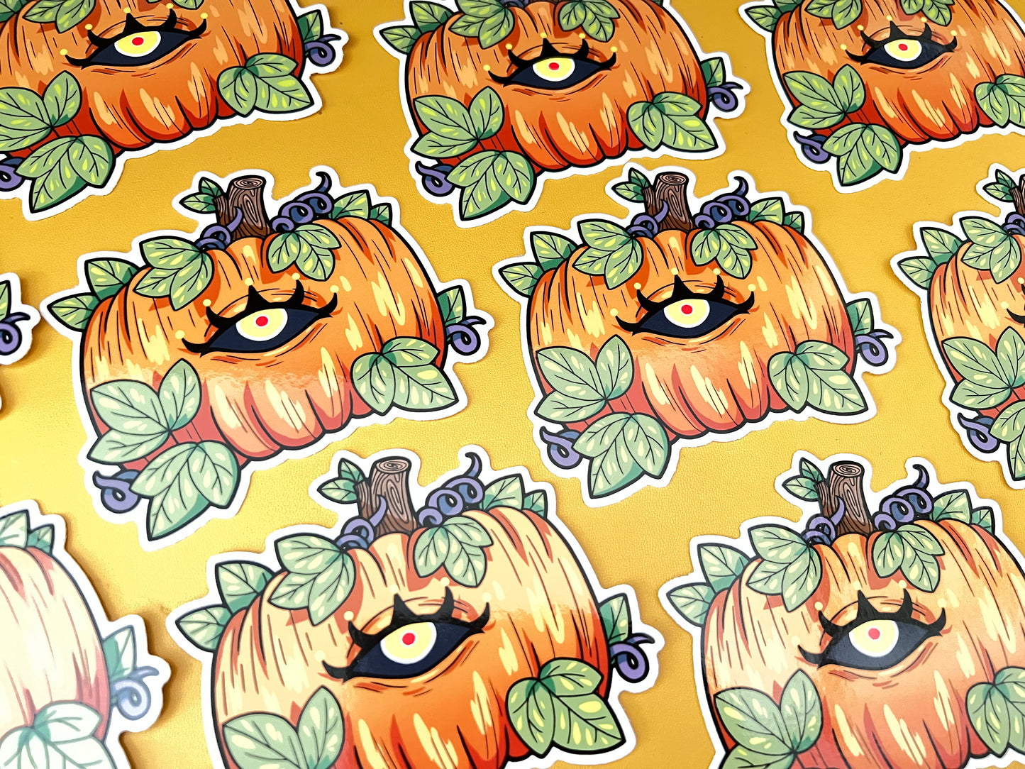 Pumpkin Eye Sticker