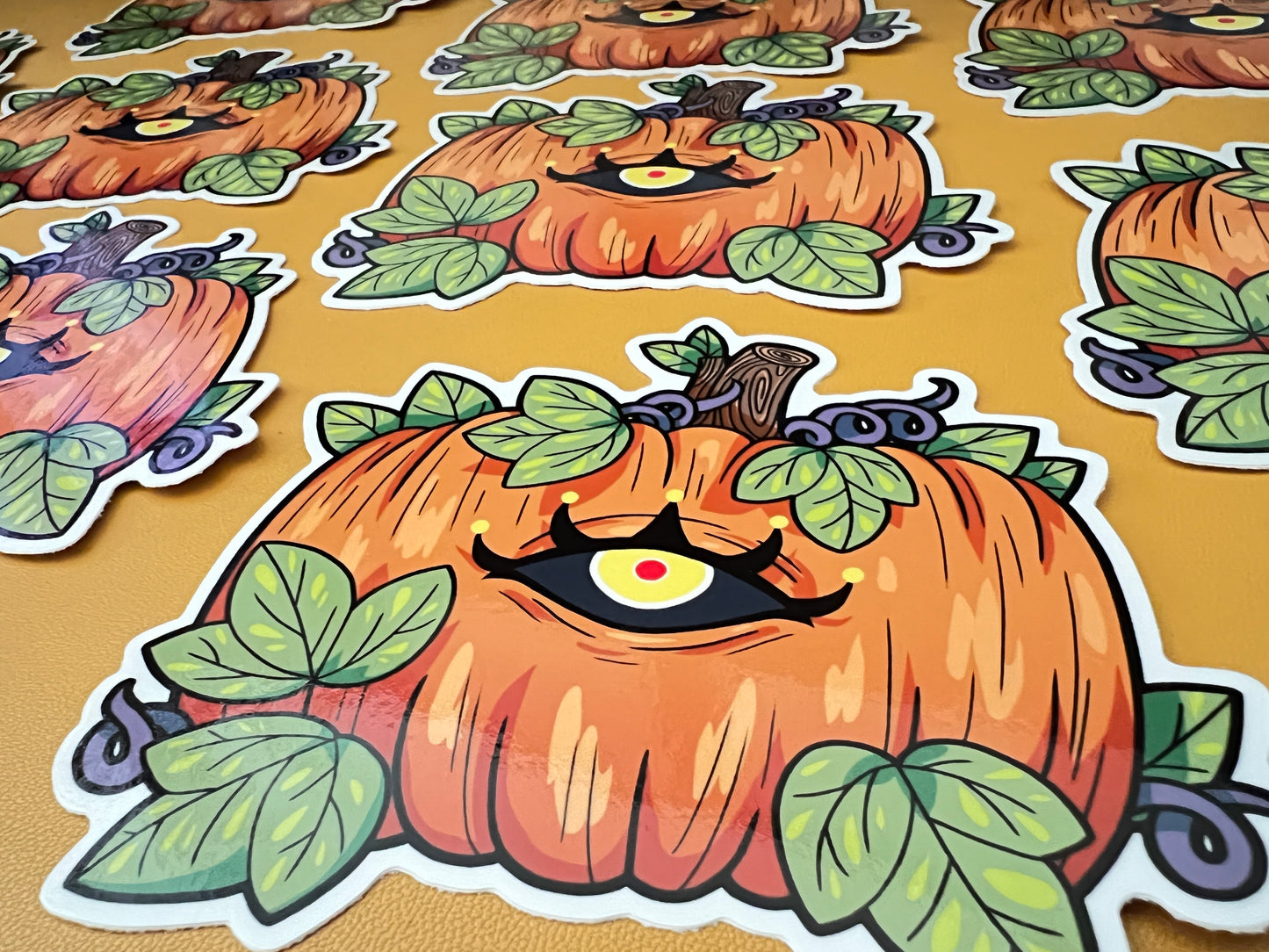 Pumpkin Eye Sticker