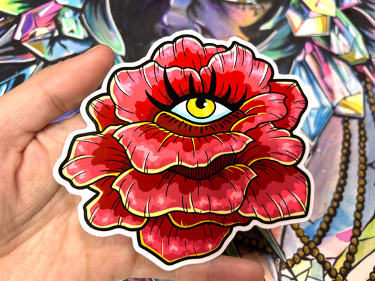 Rose Eye Sticker