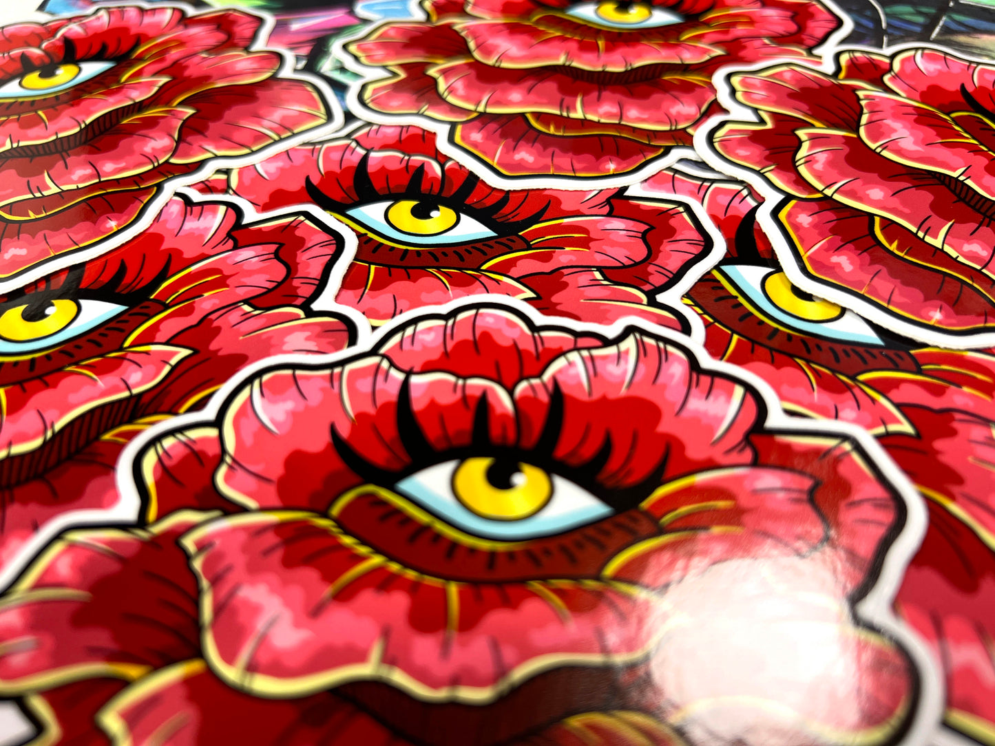 Rose Eye Sticker